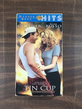 Warner Bros. Tin Cup VHS Movie - Kevin Costner, Rene Russo